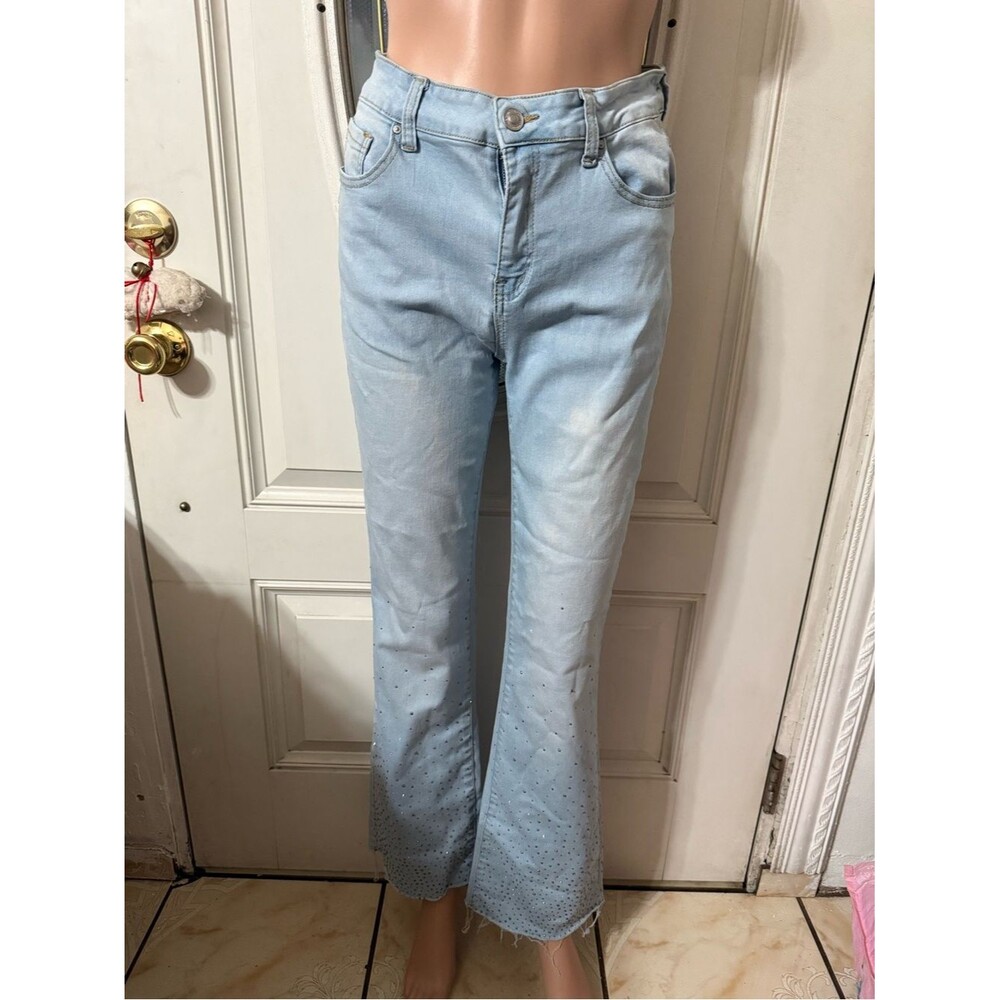 Women’s Wax Jean Flare rhinestone jeans size 11/30